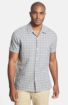 Thumbnail for your product : Tommy Bahama 'Pixel in Paradise' Island Modern Fit Silk & Cotton Campshirt