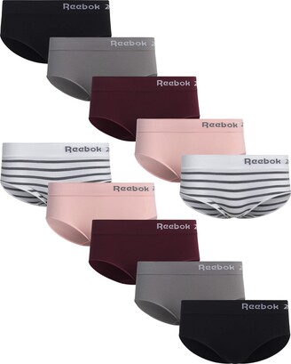 Reebok Womens Seamless Hipster Panties 5-Pack - ShopStyle Knickers