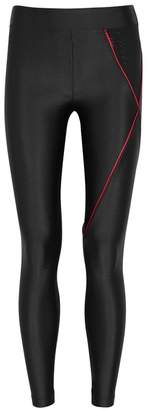 Koral Activewear Knight Black Satin Jersey Leggings