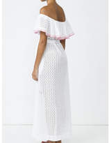 Thumbnail for your product : Lisa Marie Fernandez Ric Rac Mira Flounce Eyelet Dress - White - Size III