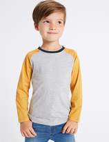 Thumbnail for your product : Marks and Spencer 2 Pack Raglan Tops (3 Months - 7 Years)