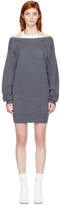 T by Alexander Wang - Robe grise et 