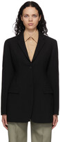 Thumbnail for your product : Jil Sander Black Wool Tailored Blazer