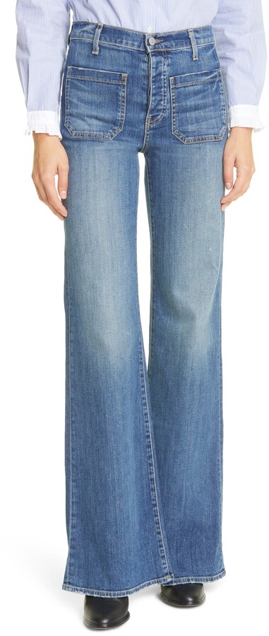 Nili Lotan Florence Patch Pocket Jeans - ShopStyle