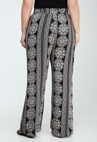 Thumbnail for your product : Forever 21 FOREVER 21+ Plus Size Medallion Print Palazzo Pants