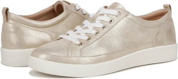 Vionic Women's Winny H7773L5-700 Sneakers Gold Leather Casual Shoes ZOGG1783
