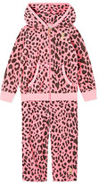 Thumbnail for your product : Juicy Couture Printed velour jogger set 3-24 months