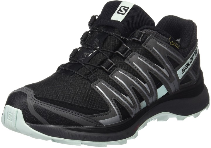 salomon black trainers
