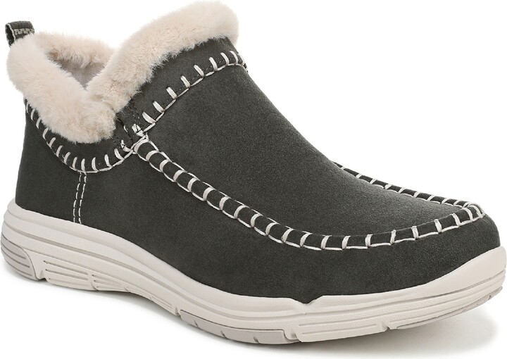 Shearling Mia Misha Fur Trim Lace Up Boot Stuart Weitzman White