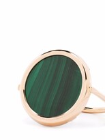 Thumbnail for your product : ginette_ny 18kt rose gold Ever malachite disc ring