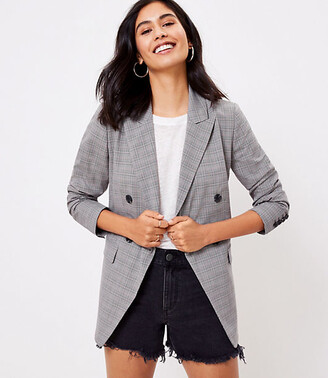 petite gray blazer