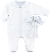 Thumbnail for your product : Tartine et Chocolat Pajamas & Bunny Newborn Gift Set, Light Blue