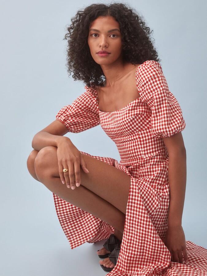 Reformation Belgium Linen Dress ShopStyle