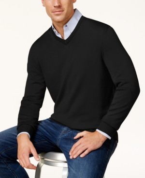 deep v neck jumper mens
