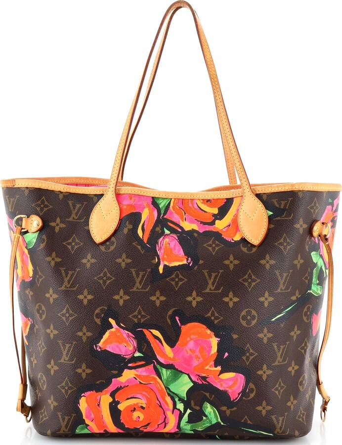 LOUIS VUITTON Neverfull GM Limited Edition Monogram Ikat Tote Bag Rose