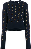 Thumbnail for your product : Chloé Horse Embroidered Jumper