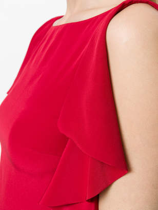 RED Valentino flared ruffle sleeve dress