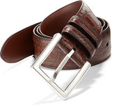Thumbnail for your product : Saks Fifth Avenue Alligator-Embossed Leather Belt