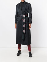 Thumbnail for your product : Ter Et Bantine embroidered-belt tailored coat