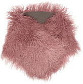 Thumbnail for your product : Karl Donoghue Ombré shearling scarf