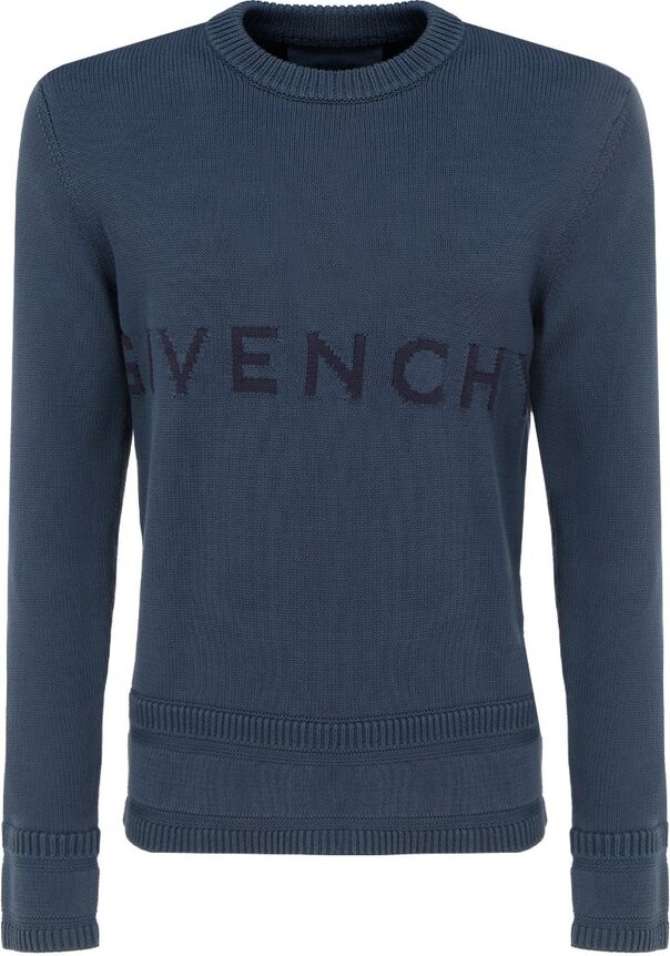 Save 37% Givenchy Wool Long Sleeve Crew-neck Sweater in Black for Men Mens Sweaters and knitwear Givenchy Sweaters and knitwear 