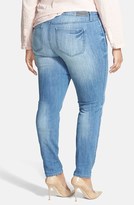 Thumbnail for your product : DKNY 'Soho' Stretch Skinny Jeans (Lone Star) (Plus Size)
