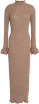 Thumbnail for your product : Acne Studios Cutout Ribbed Alpaca And Wool-blend Maxi Dress