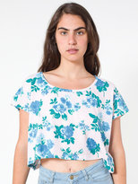 Thumbnail for your product : American Apparel Printed Loose Crop Tee