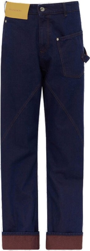 J.W.Anderson Turn Up Twisted Workwear Jeans