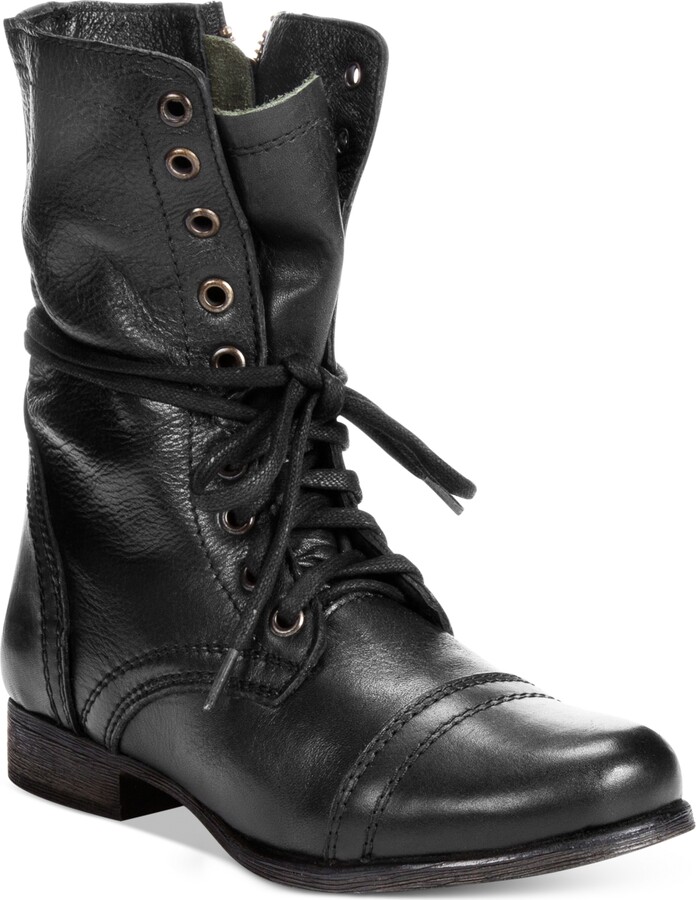 Steve Madden Women's Troopa Lace-up Combat Boots - ShopStyle