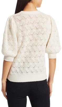 Joie Wool & Cashmere Puff Sleeve Sweater