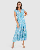Thumbnail for your product : Cooper St Your Own Way Ruffled Splits Dress