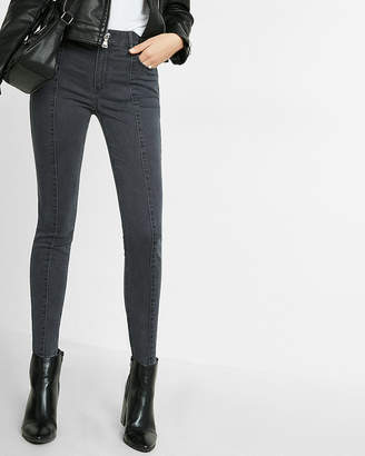 Express High Waisted Front Seam Stretch Ankle Leggings