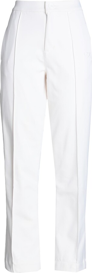 AZOKOE Sequin Flare Pants for Women Sparkly Bling Elastic Waist