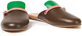 Thumbnail for your product : Ancient Greek Sandals Color-block Leather Slippers