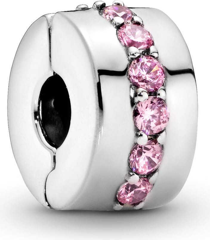 Pandora Pink Sparkling Row Clip Charm 791972PCZ ShopStyle Girls - Main Image