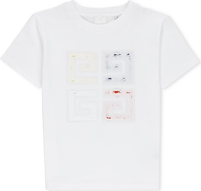 Givenchy Kids 4G Motif Crewneck T-Shirt