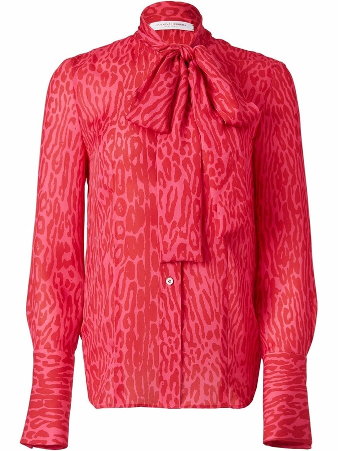 red leopard print shirts