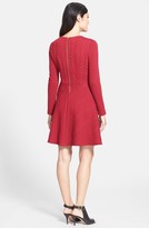 Thumbnail for your product : Betsey Johnson Cable Textured Fit & Flare Dress