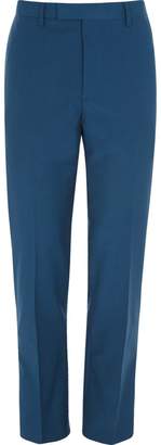 River Island Mens Blue slim fit suit trousers
