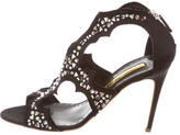 Thumbnail for your product : Rupert Sanderson Embellished Estelle Sandals