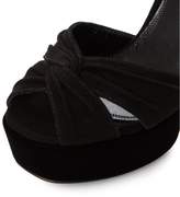 Thumbnail for your product : Dune LADIES MACQUEEN - Velvet Platform Sandal