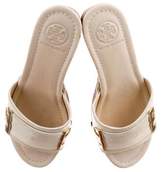Thumbnail for your product : Tory Burch Logo Wedge Sandals