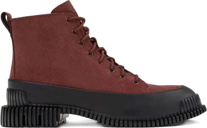 Camper 33mm Pix lace-up ridged boots