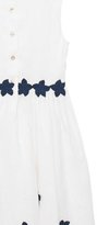 Thumbnail for your product : Oscar de la Renta Girls' Linen Embellished Dress