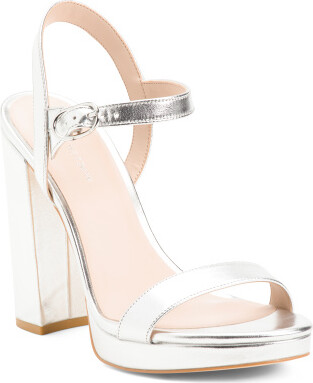 Leather Dancer Block 120 Platform Sandals for Women | Leather/Man-Made Sole/Metal