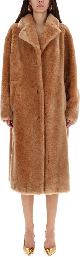 Stand Studio Fur Buttoned Parka