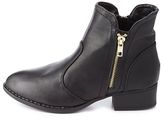 Thumbnail for your product : Charlotte Russe Dollhouse Double Zip Ankle Boots
