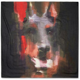 Thumbnail for your product : Givenchy Doberman-Print Modal and Cashmere-Blend Scarf