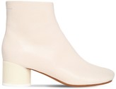 Thumbnail for your product : MM6 MAISON MARGIELA 50mm Leather Ankle Boots